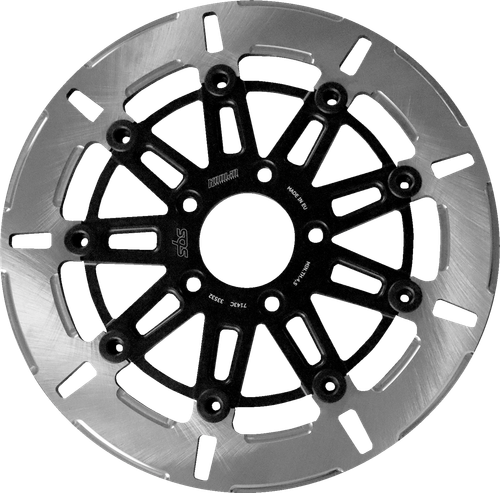 SBS Design "C" Straight 9-Spoke Brake Rotor 7143C