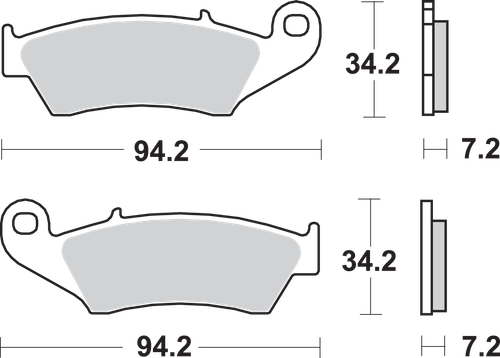 SBS HF Brake Pads 694HF