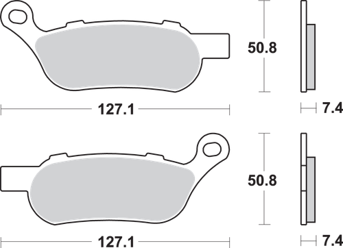 SBS Brake Pads - Harley-Davidson - 854H.LS 854H.LS