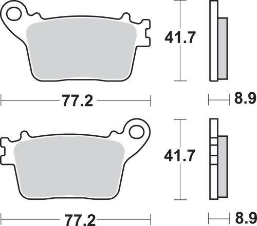SBS LS Brake Pads 834LS