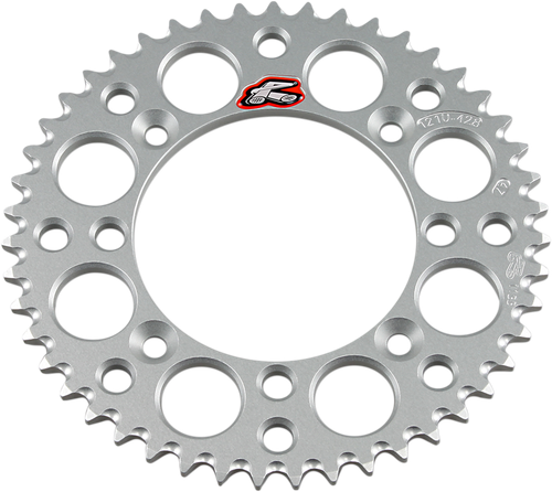 RENTHAL Rear Sprocket - Aluminum - 43 Tooth - Suzuki/Yamaha 210U-530-43P-HA