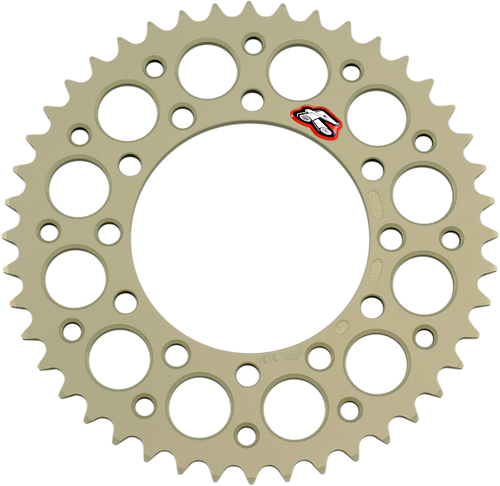 RENTHAL Rear Sprocket - Aluminum - 44 Tooth - Suzuki/Yamaha/Kawasaki 210U-520-44P-HA