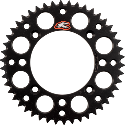 RENTHAL Rear Sprocket - Aluminum - 46 Tooth - Black - Gas Gas/Husqvarna/KTM 518U-420-46GPBK