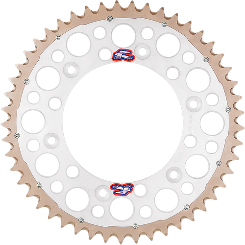 RENTHAL Twinring™ Rear Sprocket - 49 Tooth - Silver 2240-520-49GPSI