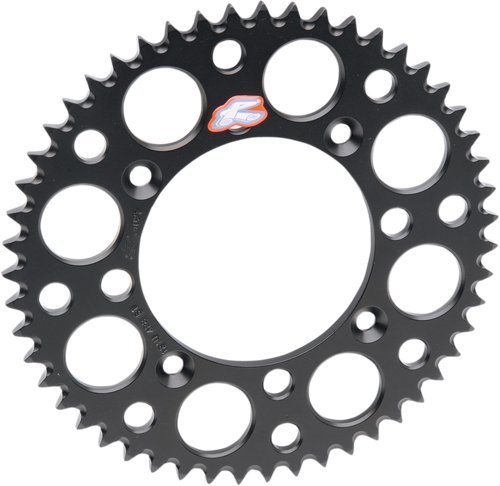 RENTHAL Rear Sprocket - Aluminum - 51 Tooth - Black - Suzuki 123U-520-51GYBK