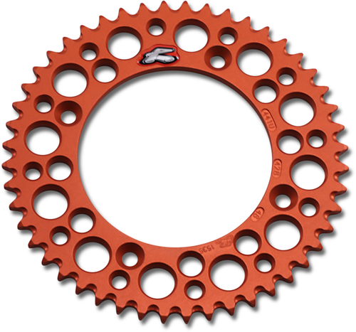 RENTHAL Rear Sprocket - Aluminum - 48 Tooth - Orange - Gas Gas/Husqvarna/KTM 441U-428-48GPOR