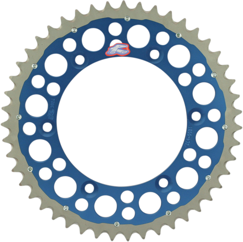 RENTHAL Twinring™ Rear Sprocket - 48 Tooth - Blue 2240-520-48GPBU