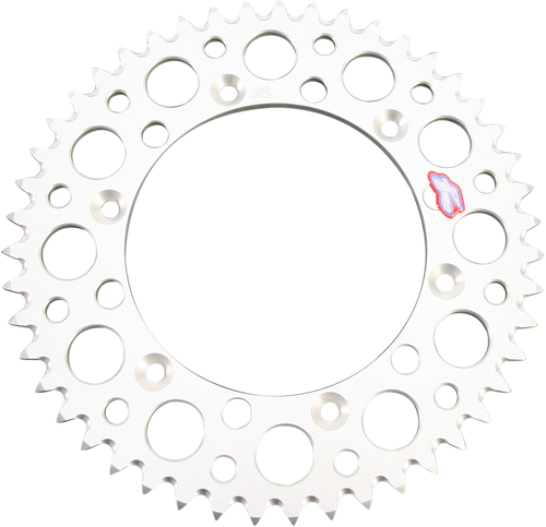 RENTHAL Rear Sprocket - Aluminum - 50 Tooth - Silver 216U-520-50GPSI