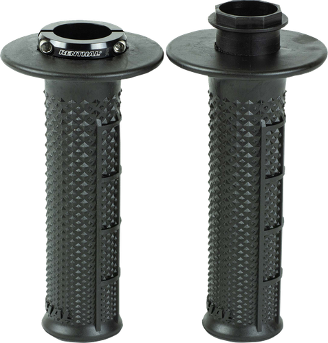 RENTHAL MX R-Works Lock-On Grips - Ultra Tacky - Taper Half Waffle G239