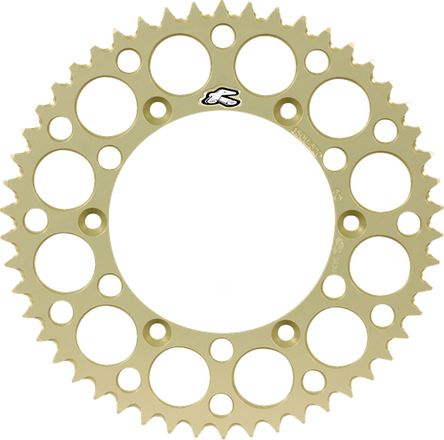 RENTHAL Rear Sprocket - Aluminum - 51 Tooth - Honda/Yamaha 150U-520-51GBHA