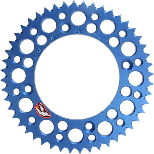 RENTHAL Rear Sprocket - Aluminum - 48 Tooth - Blue - Gas Gas/Husqvarna/KTM 441U-428-48GPBU