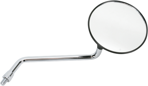 EMGO Mirror - Side View - Round - Black w/Chrome Stem - Right 20-31902