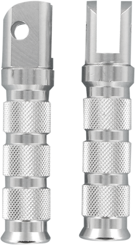 EMGO Rear Foot Pegs - Silver - Suzuki 50-11311