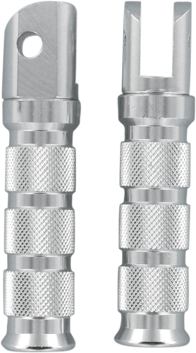 EMGO Front Foot Pegs - Silver - Honda 50-11211