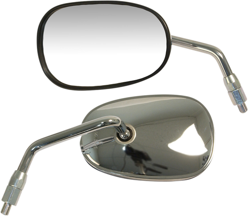 EMGO Mirror - OEM/Replacement - Rectangle - Chrome - Left - Each 20-29712