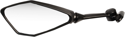 EMGO Mirror - Side View - Polygon - Black - Left 20-49252