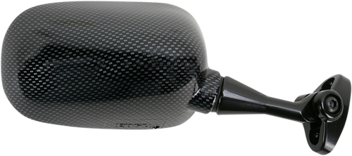 EMGO Mirror - Side View - Carbon Fiber - Rectangle - Right - Honda 20-87033
