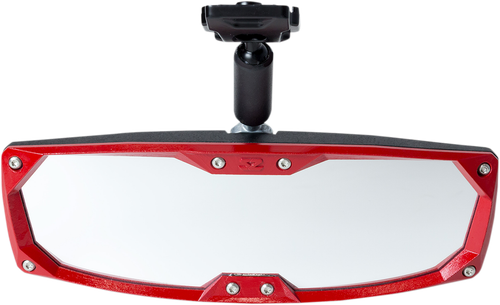 SEIZMIK Mirror - Halo R - Rear View - Rectangle - Black w/Black Bezel - 1.5"/1.625" ROPS 56-18055
