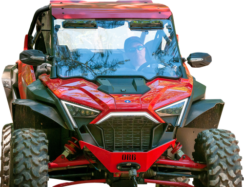 SEIZMIK Windshield - Tool-less - Vented - RZR 50-50231KIT