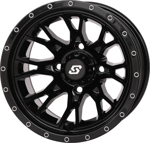 Fusion Wheel  12x7 2+5 4/110 Gloss Black