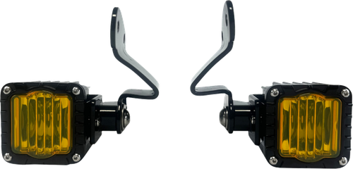 CUSTOM DYNAMICS Front Turn Signals - Shark Demo® - LED - Yellow SD-23RG-FT-YB 