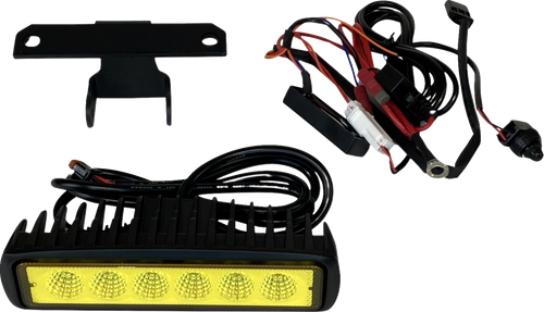 CUSTOM DYNAMICS LED Light Bar - Yellow Lens - Road FLTR RG-LB-Y-KIT