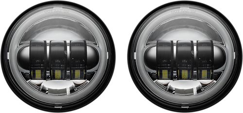 CUSTOM DYNAMICS Passing Lamps - 4-1/2" - Chrome PG-45-C