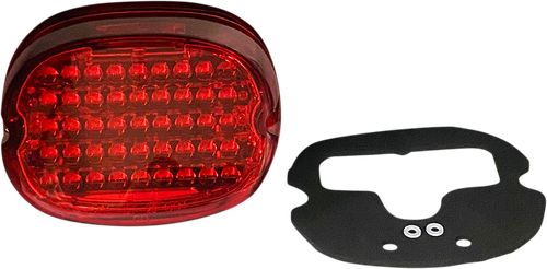 CUSTOM DYNAMICS Taillight - No Window - Red CD-TL-NW-R