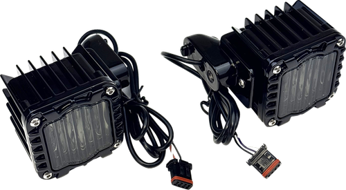 CUSTOM DYNAMICS LED Turn Signals - Amber/White - Smoke Lens - '22-'25 FXLRST/FXRST SD-LRST-FT-AW