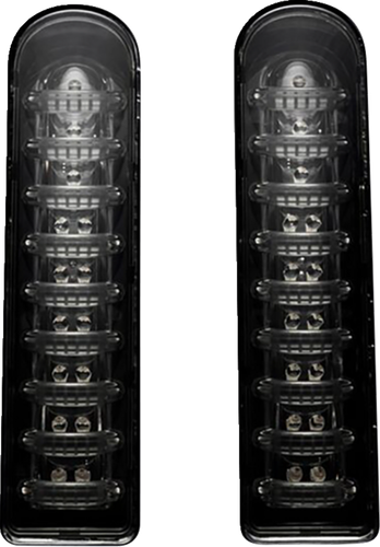 CUSTOM DYNAMICS ProBEAM® Fillerz® Dual Color Lights - Smoke - Chrome PB-ECE-FILL-SC