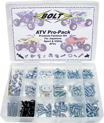 BOLT Hardware - Pro Pack - Japanese/ATV - 225-Piece Kit 2005-ATV