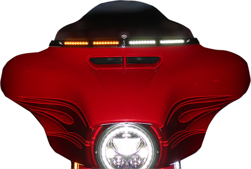 CUSTOM DYNAMICS Windshield Trim - Chrome CD-WT2-05-C