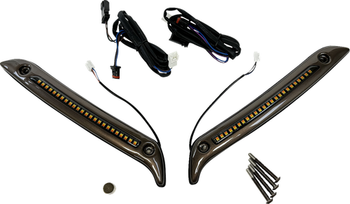 CUSTOM DYNAMICS LED Windshield Trim - Dark Bronze CD-LRST-WT-D