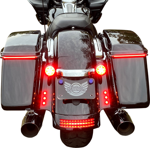 CUSTOM DYNAMICS LED Lights - Red - Polished CD-BOLT-R2-P