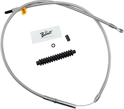 BARNETT High-Efficiency Stainless Steel Clutch Cable for Harley-Davidson - Standard - '86-'11 Sportster 1023010020HE