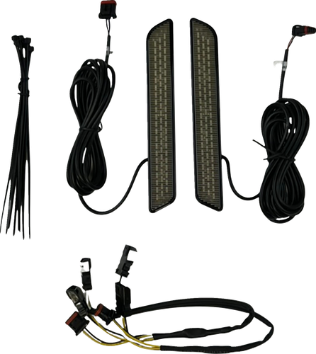 CUSTOM DYNAMICS LED Fork Reflector - Smoke Lens CD-FORK-LRST-SB