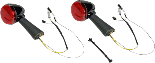 CUSTOM DYNAMICS ProBEAM® LED Turn Signal - Rear - Black - Scout PB-SCOUT-RR-BR
