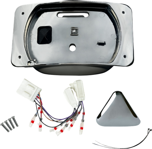 CUSTOM DYNAMICS Taillight Eliminator/License Plate Mount - Chrome CD-ELIM-TL-C