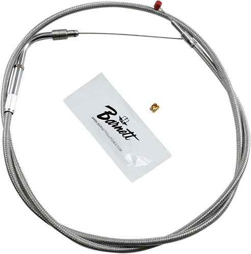 BARNETT Stainless Steel Throttle Cable - '96-'07 Touring 1023030009