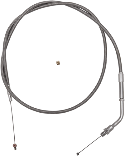 BARNETT Stainless Steel Throttle Cable - +6" - '88-'95 Sportster 102303000506
