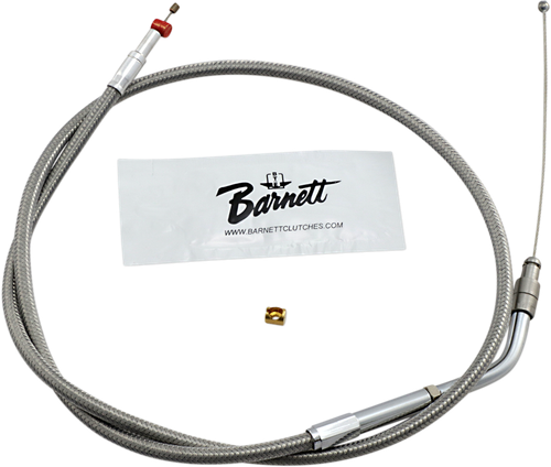 BARNETT Stainless Steel Throttle Cable - '96-'06 Sportster 1023030021