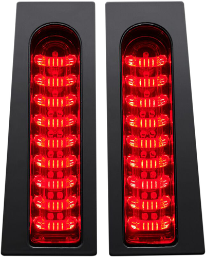 CUSTOM DYNAMICS ProBEAM® Fillerz® Lights - Red - Gloss Black PB-FILL-R-B