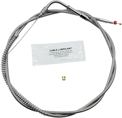BARNETT Stainless Steel Throttle Cable - +8" - '96-'01 Touring 10230300208