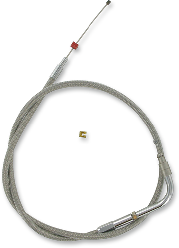 BARNETT Stainless Steel Throttle Cable - '00-'01 Sportster 1023030022