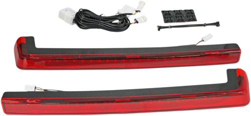 CUSTOM DYNAMICS LED Run/Brake Tour-Pak® Arms - Red Lens - '06-'13 PB-TP-ARM-13R