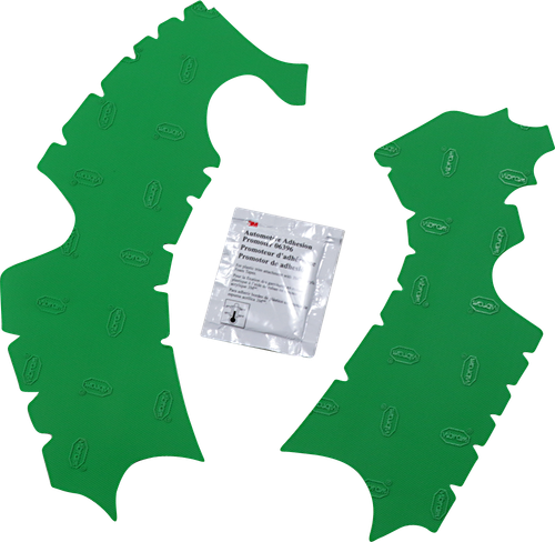 ATHENA Frame Pads - Green - Kawasaki - KX '13-'19 M7338V