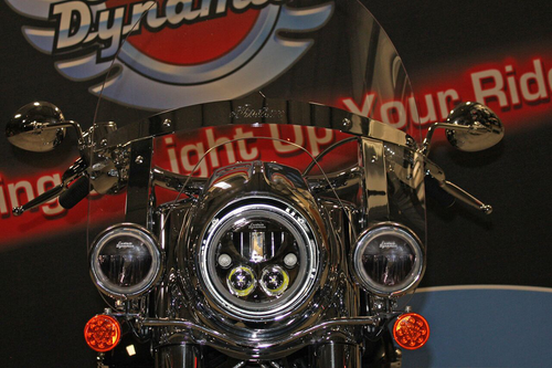 CUSTOM DYNAMICS Headlamp - 7" - TruBEAM® - Black - Chieftain CDTB-7-IF-B