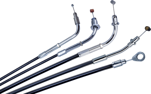 BARNETT High-Efficiency Black Vinyl Clutch Cable - +6" Size 10130100736