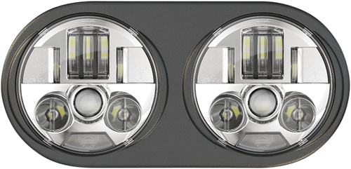 CUSTOM DYNAMICS ProBeam® LED Headlight - FLTR - Chrome PB-RG13-C