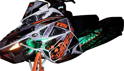 CUSTOM DYNAMICS Accent Light Kit - Magical Wizards™- LED - Running Board MWZ-OR-SNOW-01